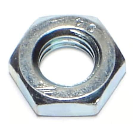 Midwest Fastener Lock Nut, M8-1.25, Steel, Class 8, Zinc Plated, 12 PK 76062